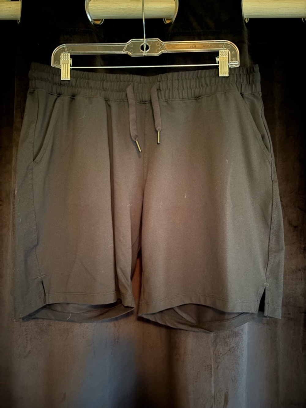 Mondetta Black Athletic Drawstring Shorts